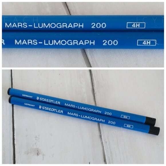 Staedtler 4H Leads NWOB Mars Lumograph 200 Tubed Refill Leads for Clutch Pencil - Picture 1 of 7